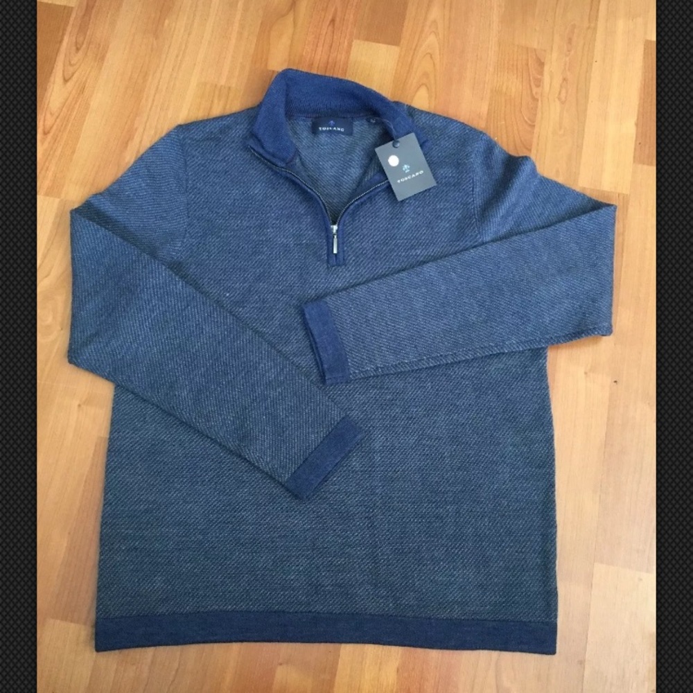 🍷 Toscano Mens Sweater Small Pullover NWT $165